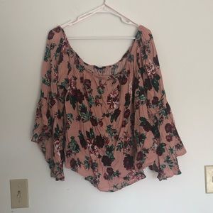 Floral crop top